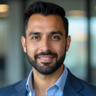 Portrait of Omar Hassan, Lead Engineer